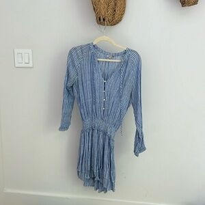 Rails  JASMINE STRIPED V-neck mini dress
